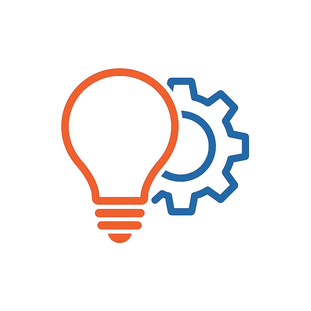 Light Bulb With Gear